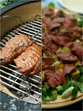 Thai beef salad van de BBQ #mmmm