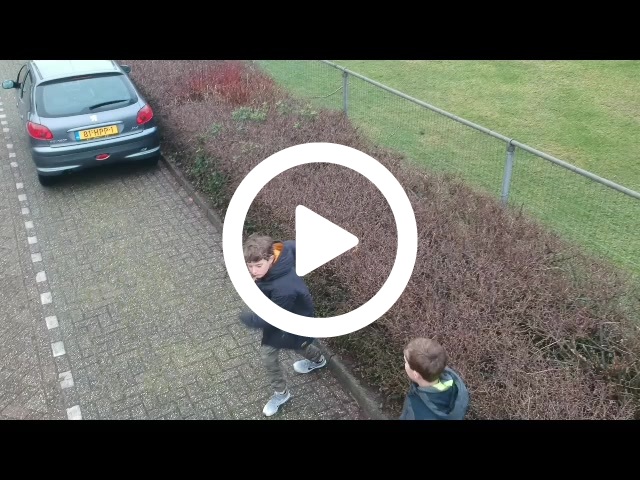 Volgmodus van drone testen