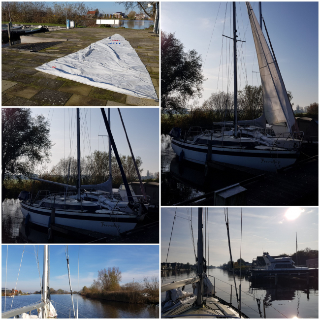 Zeiltjes er maar weer af voor de winter