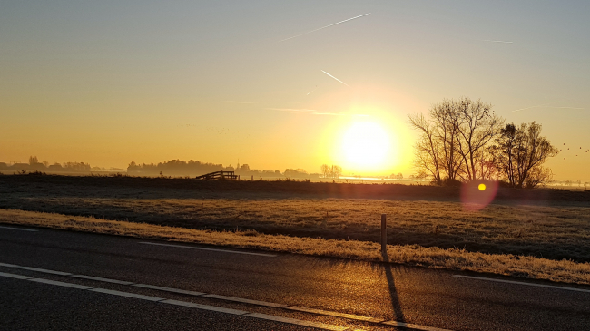 Wat was het mooi vanmorgen