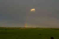 Onze nieuwe woonplaats lag er weer mooi bij vanmiddag!